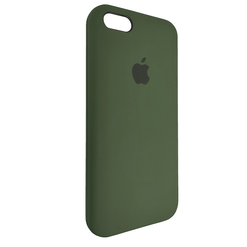 Чохол Copy Silicone Case iPhone 5/5s/5SE Dark Green (48) - 1
