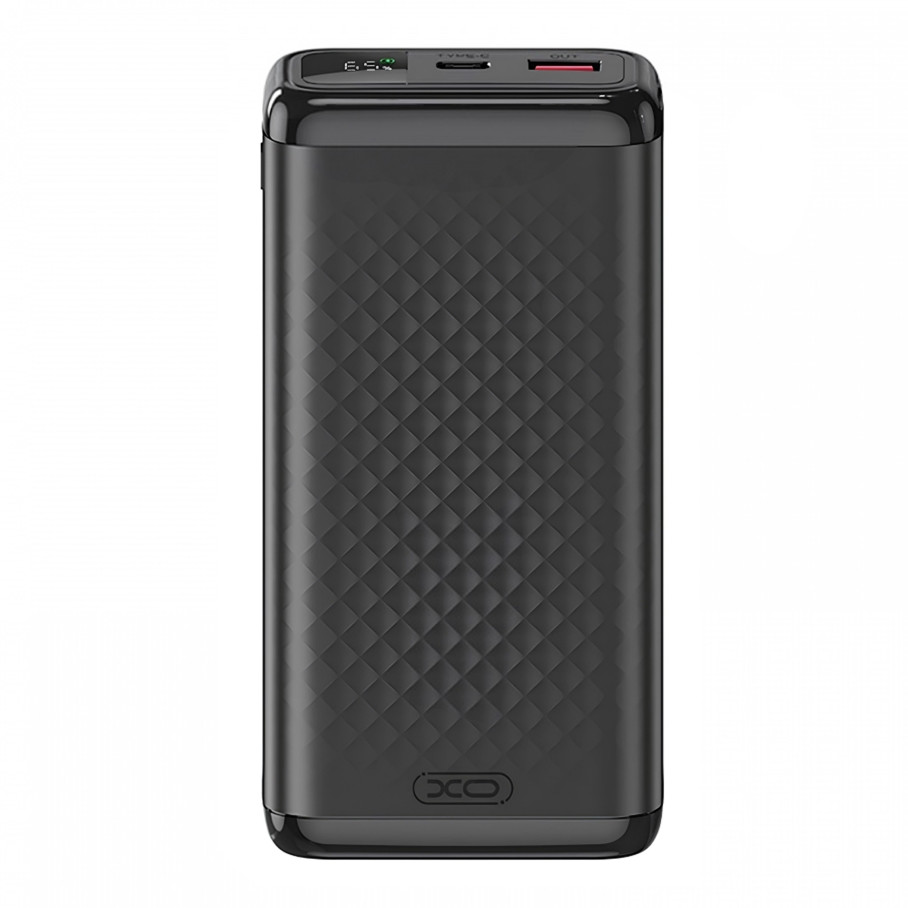 Універсальна мобільна батарея XO PB309, 22.5W, 20000mAh, Black - 1