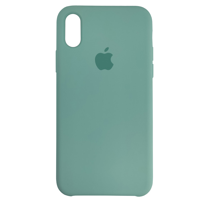 Чохол Copy Silicone Case iPhone X/XS Marina Green (44) - 2