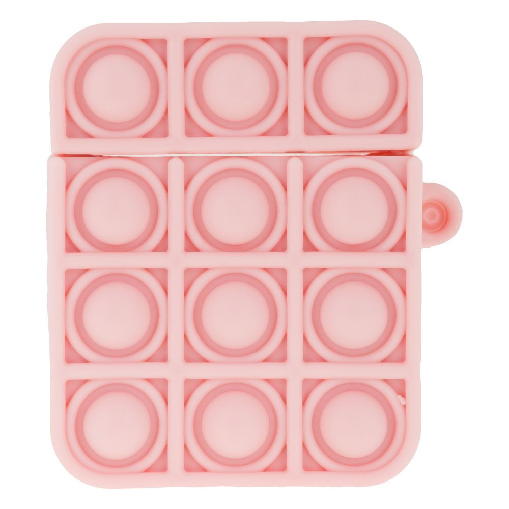 Silicone Case for AirPods Antistress Sand Pink - 1