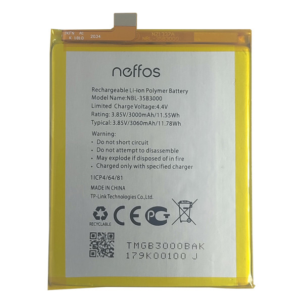 Акумулятор Original TP Link Neffos C7/X9, NBL-35B3000 - 1