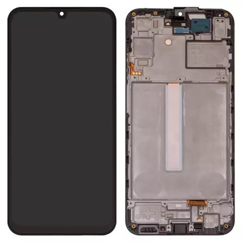 Дисплейний модуль для Samsung A256 Galaxy A25, з рамкою, Original PRC, Black - 1