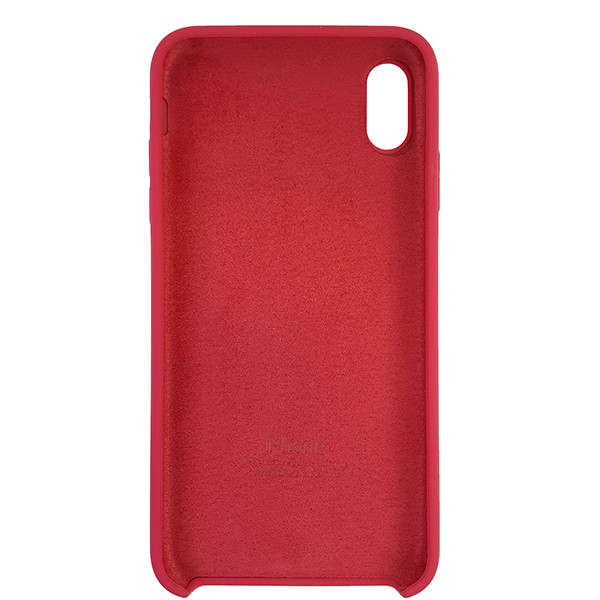 Чохол Copy Silicone Case iPhone XS Max Rose Red (36) - 4