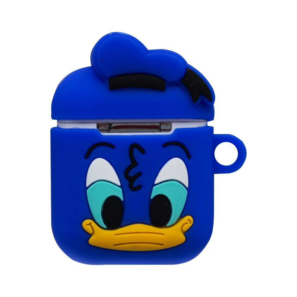 Silicone Case for AirPods Cartoon Duck Blue - 1