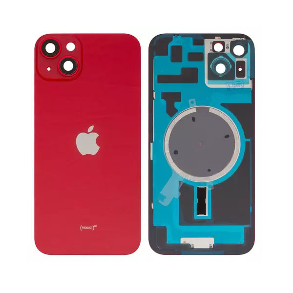 Задня кришка для iPhone 14 Plus,  із склом камери, Original (PRC), Red - 1