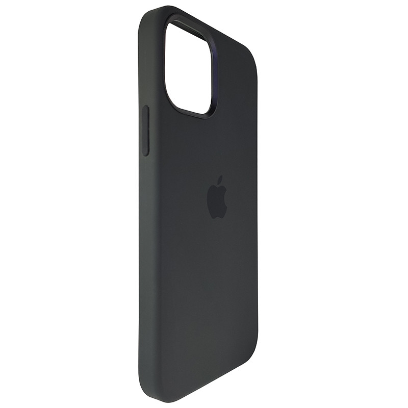 Чохол HQ Silicone Case iPhone 12/12 Pro Black (без MagSafe) - 3