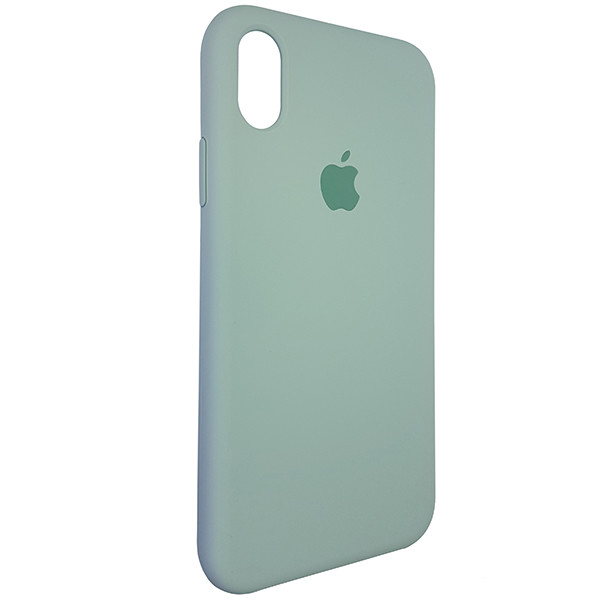 Чехол Copy Silicone Case iPhone XR Mist Green (17) - 1