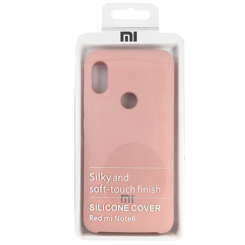 Чохол Silicone Case for Xiaomi Redmi Note 6 Sand Pink (19) - 4