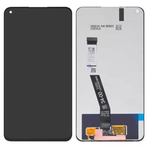 Дисплейний модуль для Xiaomi Redmi 10X 4G, Redmi Note 9, Original Used, Black - 1