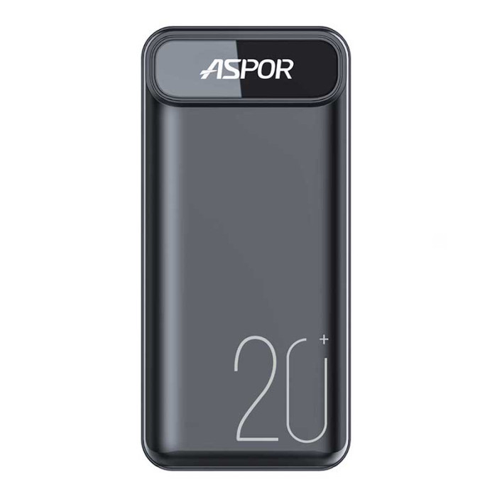 Універсальна мобільна батарея Aspor A396 PD 22,5W 20000 mAh, Black - 2