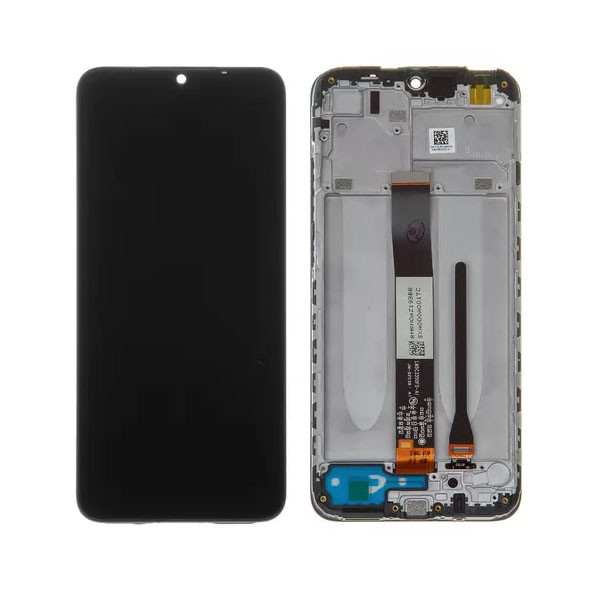 Дисплейний модуль для Xiaomi Redmi 9A, Redmi 9C, з рамкою, Original PRC, Black - 1