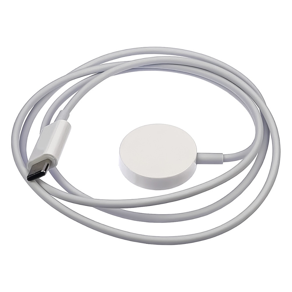 Безпровідний зарядний пристрій Watch Series, Cable Type-C (No Logo), White - 1