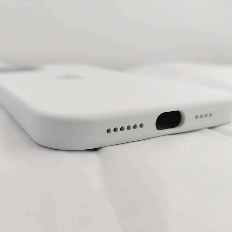 Чохол HQ Silicone Case iPhone 12 Pro Max White (без MagSafe) - 5