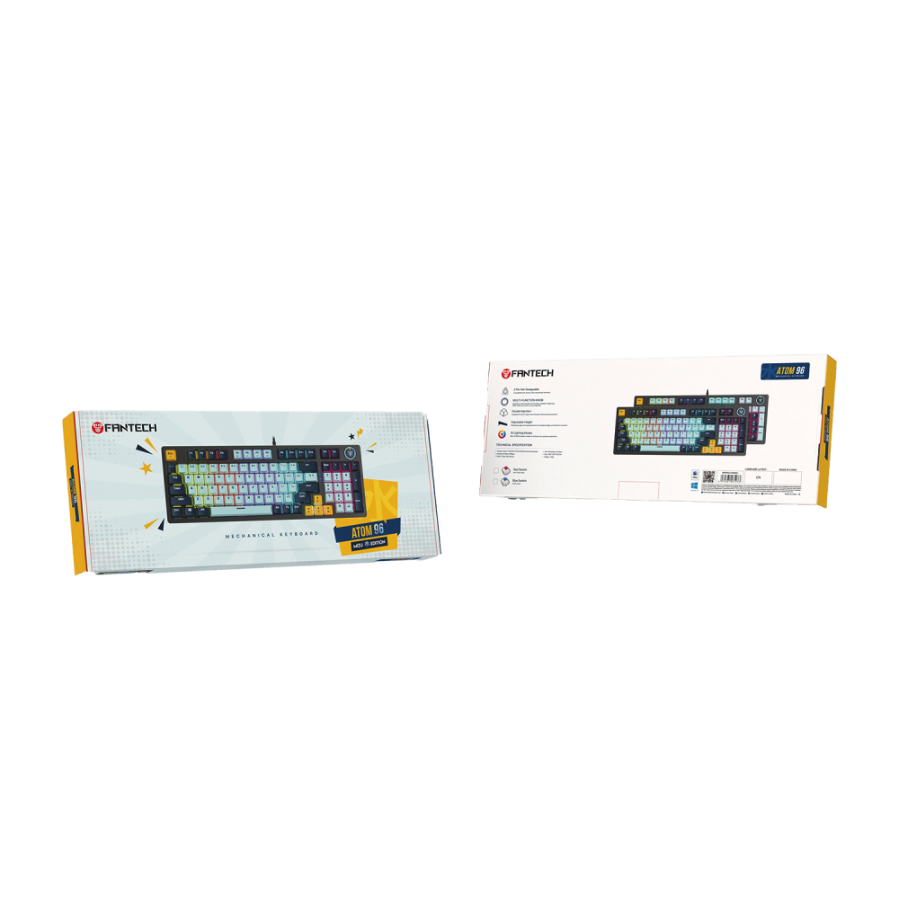 Провідна клавіатура Fantech ATOM96 MK890V2 Red Switch, Navy - 6