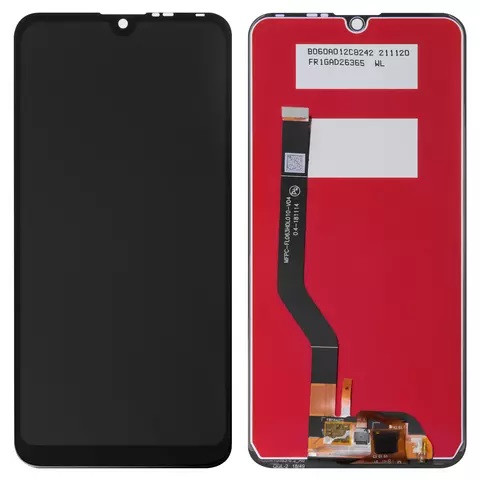 Дисплейний модуль для Huawei Y7 2019, no logo, High Copy, Black - 1
