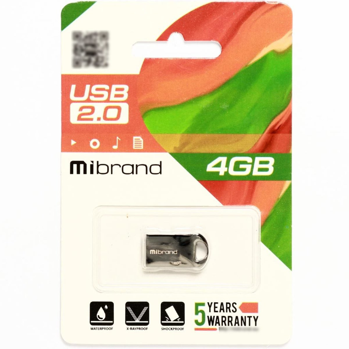 Флешка Mibrand USB 2.0 Hawk 8Gb Black - 2