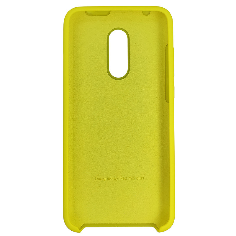 Чохол Silicone Case for Xiaomi Redmi 5 Plus Yellow (4) - 3