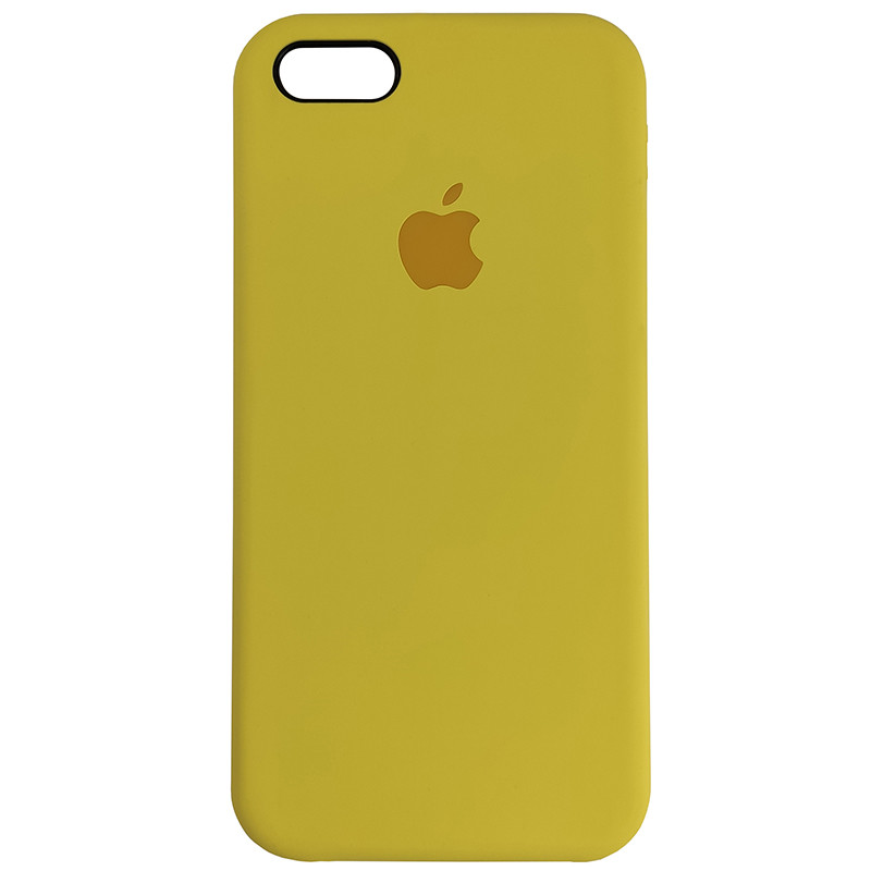 Чохол Copy Silicone Case iPhone 5/5s/5SE Yellow (4) - 2