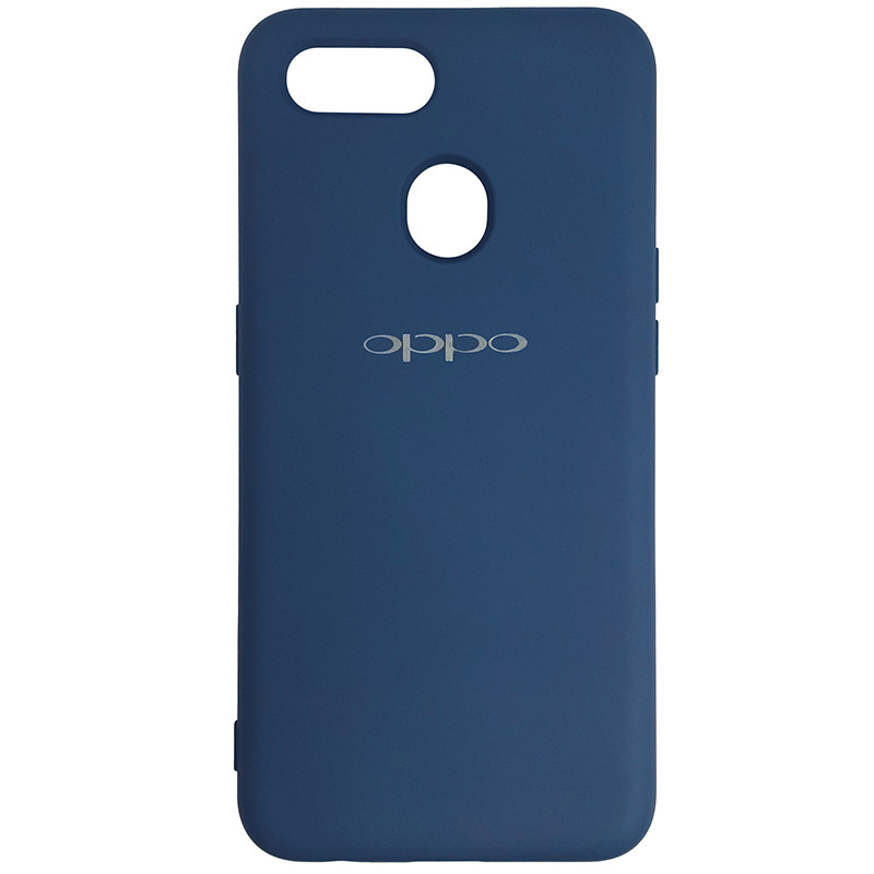 Чохол Silicone Case for Oppo A12\A7 Cobalt Blue (40) - 1