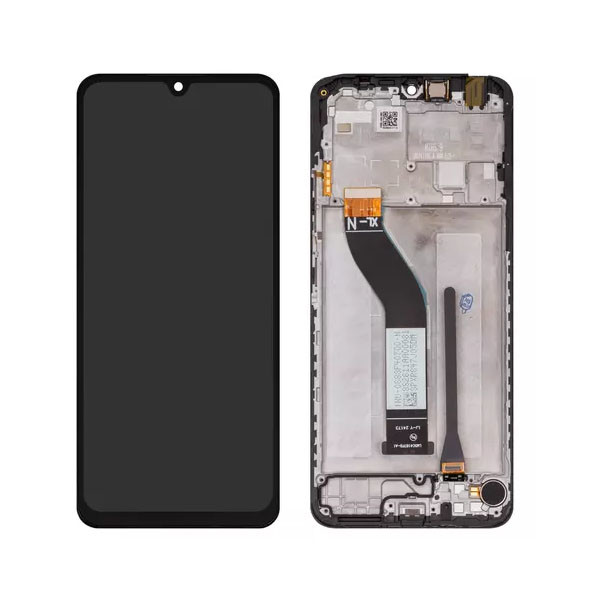 Дисплейний модуль для Xiaomi Poco C75, Redmi 14C 4G, Redmi A4, з рамкою, Service Pack, Black - 1