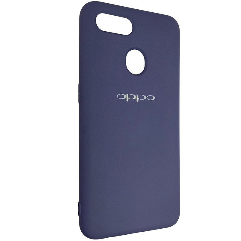 Чохол Silicone Case for Oppo A12\A7 Midnight Blue (8) - 2
