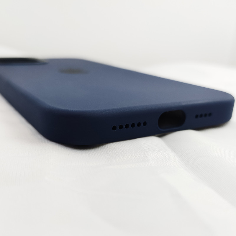 Чохол HQ Silicone Case iPhone 12 Pro Max Navy Blue (без MagSafe) - 5