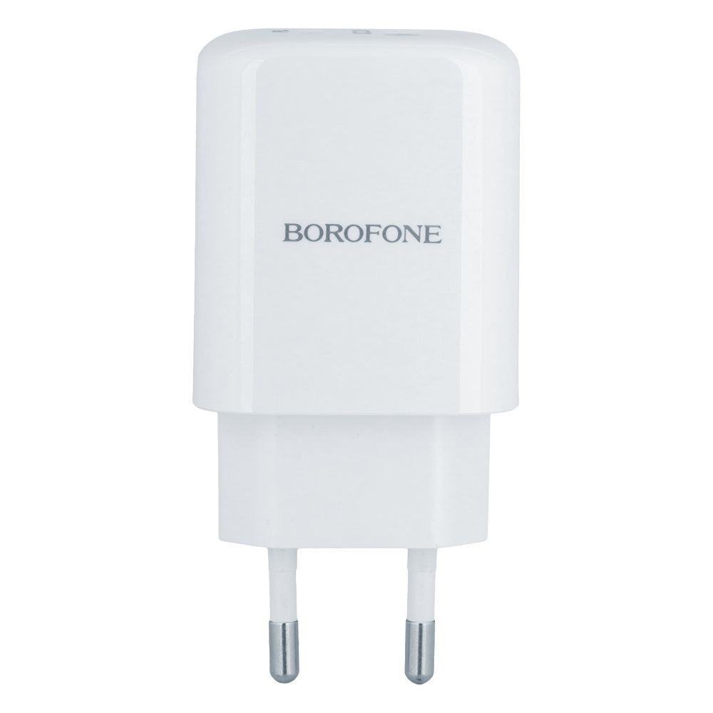 Зарядний пристрій Borofone BN4 PD 20W QC3.0 White - 2