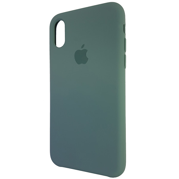 Чохол Copy Silicone Case iPhone X/XS Wood Green (58) - 2