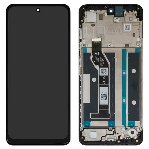Дисплейний модуль для Motorola XT2523 Moto E15, 1540485091, з рамкою, High Copy, Black - 1