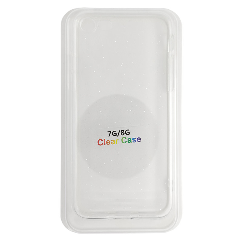 Чохол Molan Cano Silicone Glitter Clear Case iPhone 7/8/SE - 1