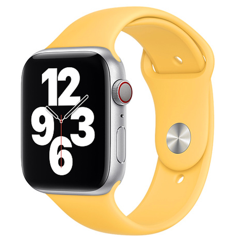 Ремінець для Apple Watch (38-40mm) Sport Band Yellow (4)  - 2
