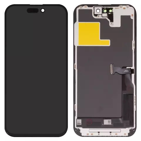 Дисплейний модуль для iPhone 14 Pro, Copy, TFT, JK, Black - 1