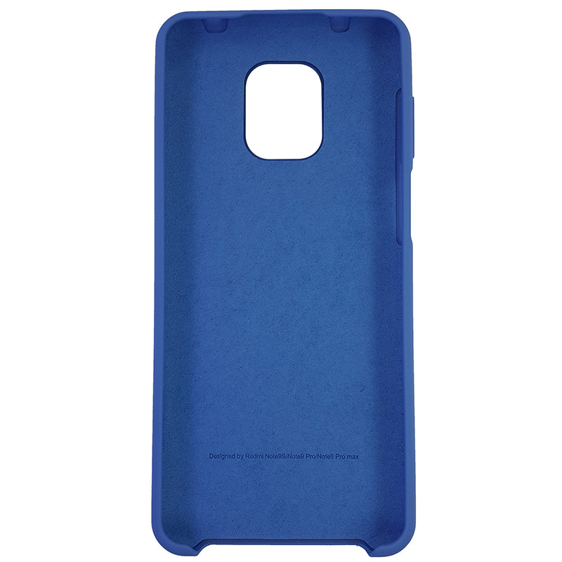 Чохол Silicone Case for Xiaomi Redmi Note 9S/9 Pro Blue (3) - 3