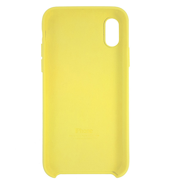 Чохол Copy Silicone Case iPhone X/XS Flash Yellow (32) - 4
