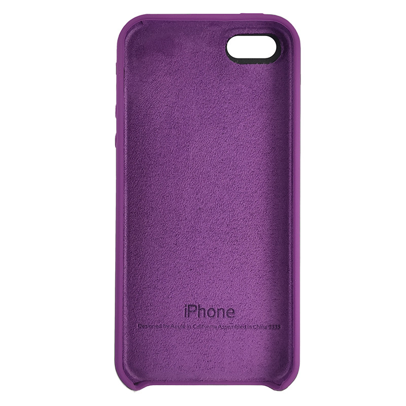 Чохол Copy Silicone Case iPhone 5/5s/5SE Purpule (45) - 3