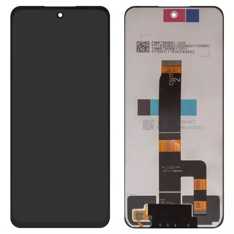 Дисплейний модуль для Xiaomi Poco M6 Pro 5G, Redmi 12, ver. CSOT, Service Pack, Black - 1