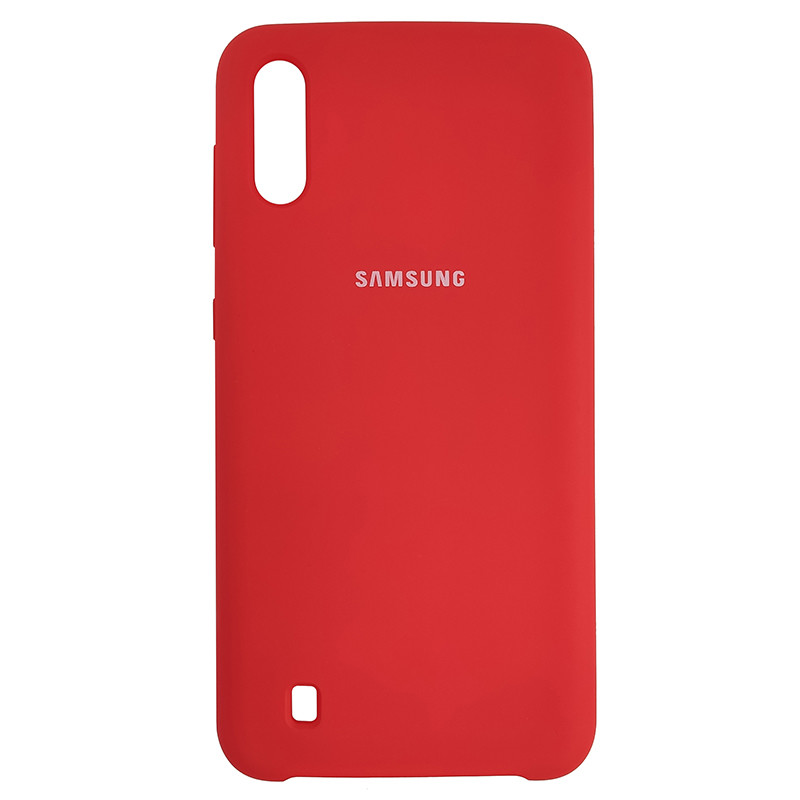 Чохол Silicone Case for Samsung M10 Red (14) - 1