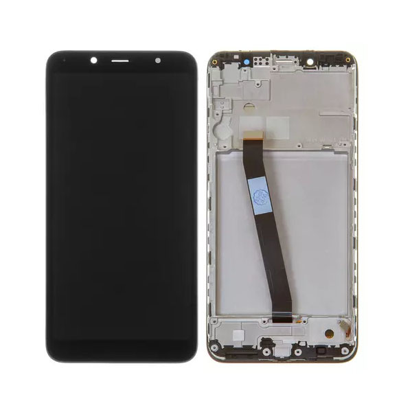 Дисплейний модуль для Xiaomi Redmi 7A, з рамкою, Original Ref., Black - 1