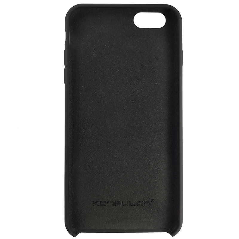 Чохол Konfulon Silicon Soft Case iPhone 6 Plus Black - 4