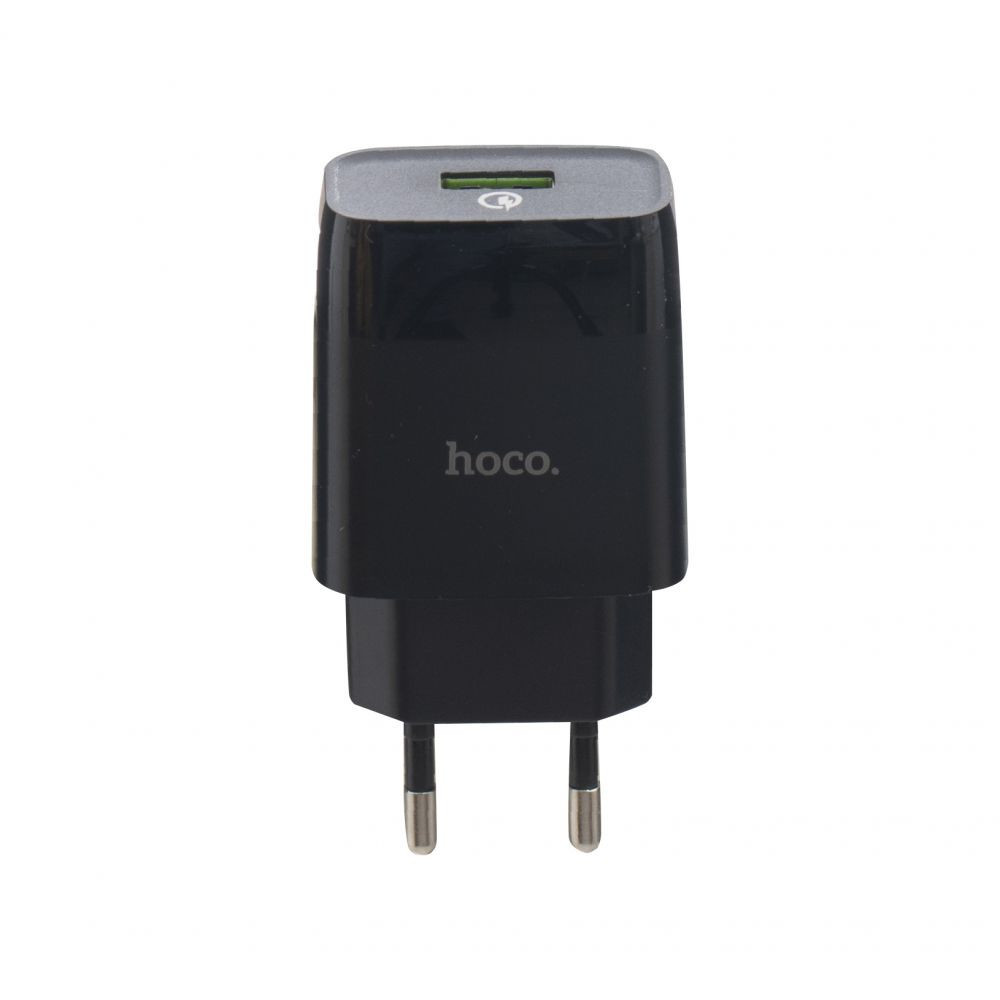 Зарядний пристрій Hoco C72Q Glorious QC3.0 Micro Black - 2