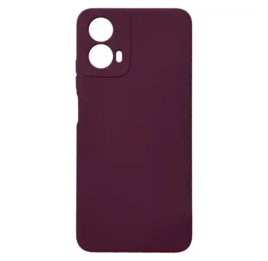 Чохол Original Silicone Case для Motorola XT2363 Moto G34, Bordo - 1