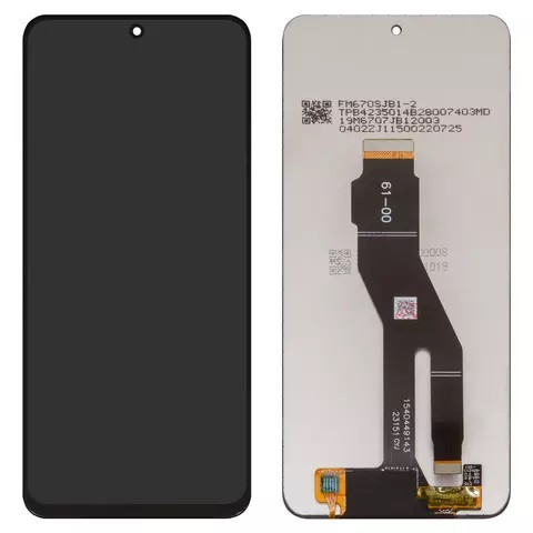 Дисплейний модуль для Huawei Honor 90 Lite, Honor X8a, High Copy, Black - 1