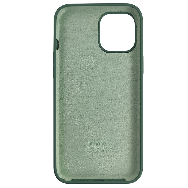 Чохол Copy Silicone Case iPhone 12 Pro Max Wood Green (58) - 5