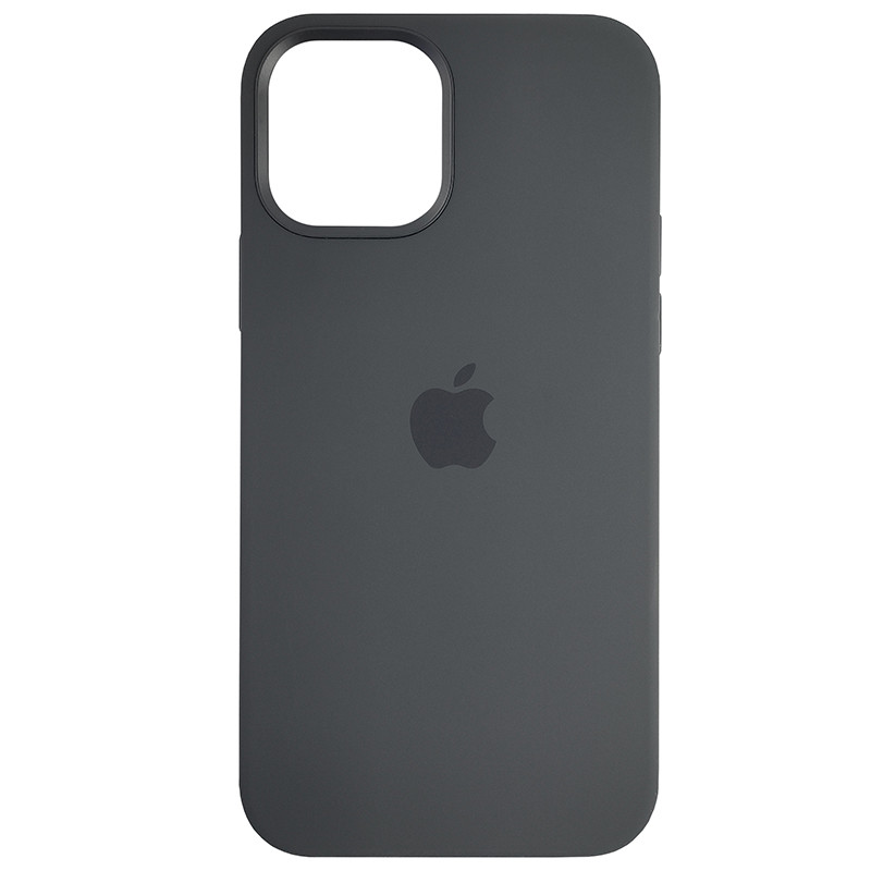 Чохол HQ Silicone Case iPhone 12 Pro Max Black (без MagSafe) - 1