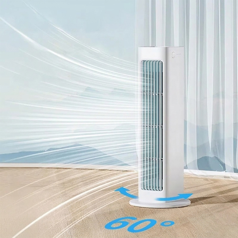 Настільний безпровідний вентилятор CT106, 3000mAh, White - 3