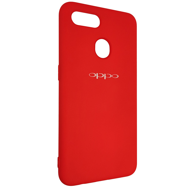 Чохол Silicone Case for Oppo A12\A7 Red (14) - 2