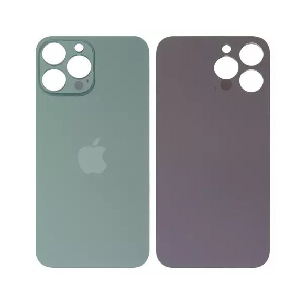 Задня панель корпуса для iPhone 13 Pro Max, зелена, не потрібно знімати скло камери, Original (PRC), - 1