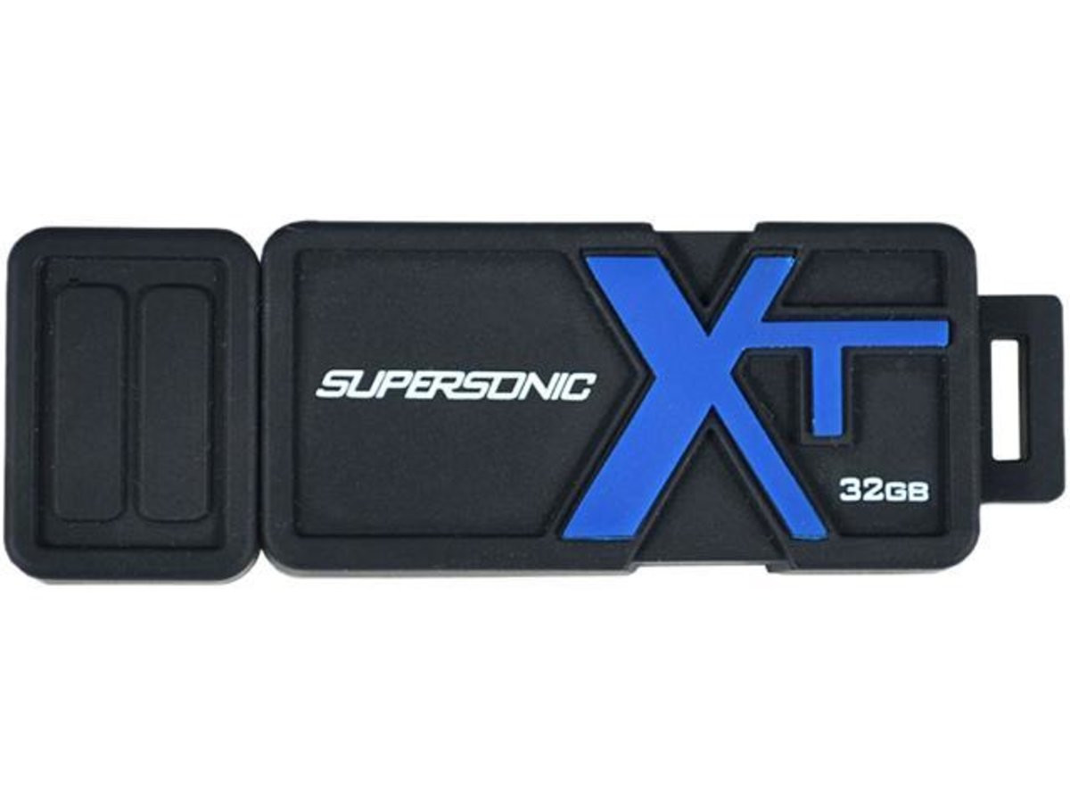 Flash Patriot USB 3.1 Supersonic Boost XT 32GB (R-90Mb/s, W-15Mb/s)  Black - 1
