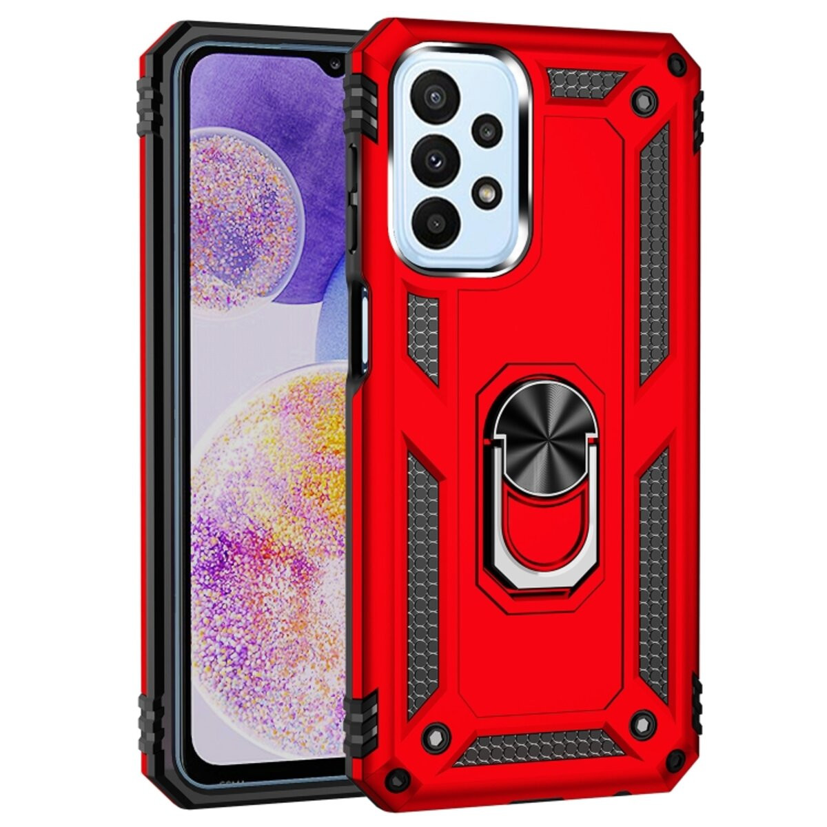Чохол Cosmic Robot Ring for Samsung Galaxy A23 4G Red - 2