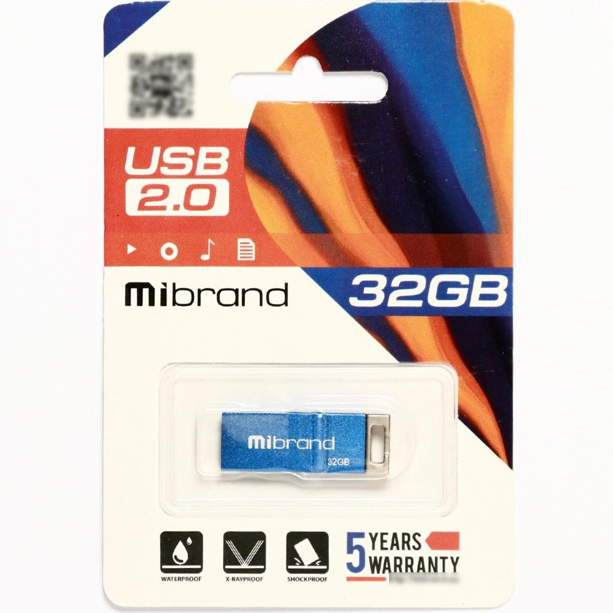 Флешка Mibrand USB 2.0 Chameleon 32Gb Blue - 2
